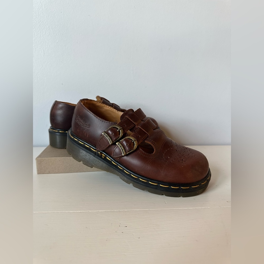 Womens Dr. Martens Mary Jane Casual Shoe - Mary Jane Brown
